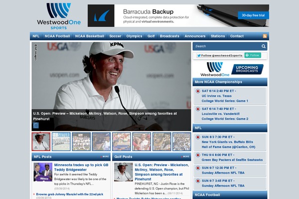 westwood theme websites examples