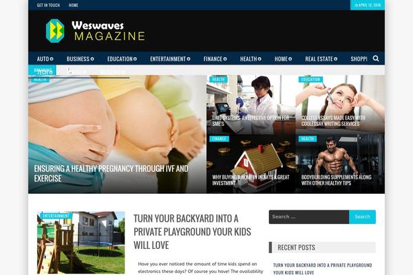 Newscode theme site design template sample
