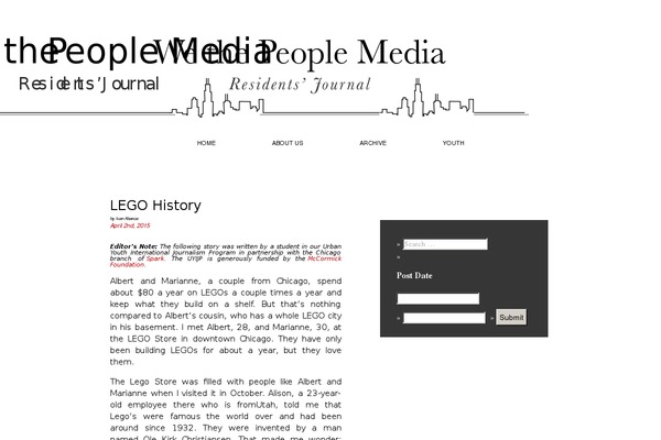 Black-LetterHead theme site design template sample