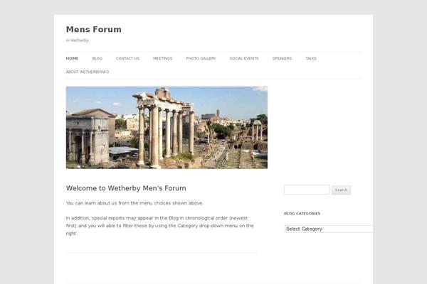 Twenty Seventeen theme site design template sample