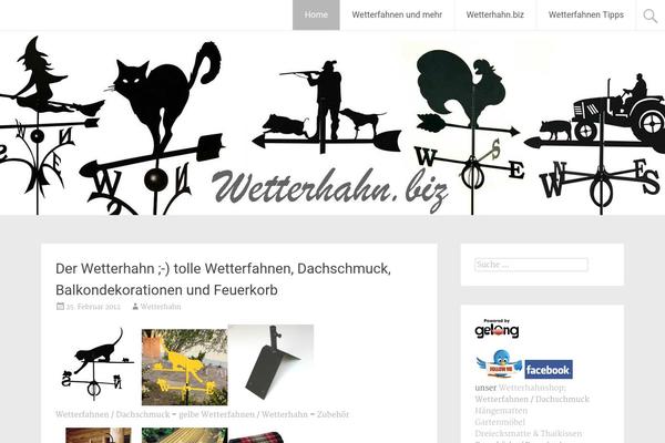 Radiate theme site design template sample