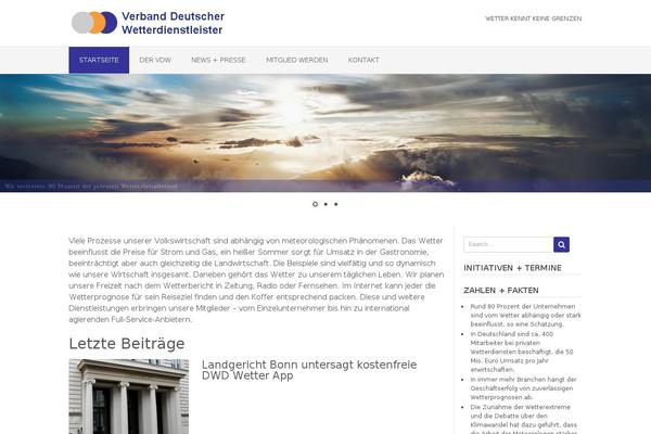 Oceanic theme site design template sample