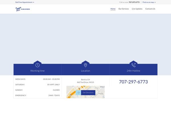 Auto Repair theme site design template sample