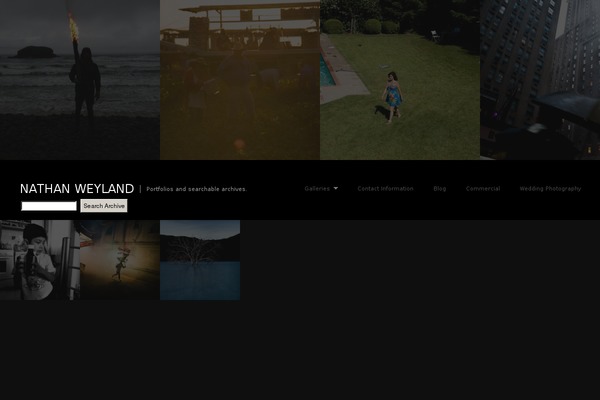 Fullscreen theme site design template sample