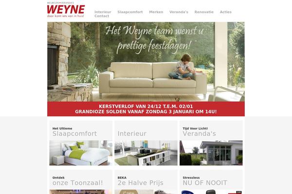 Visual theme site design template sample
