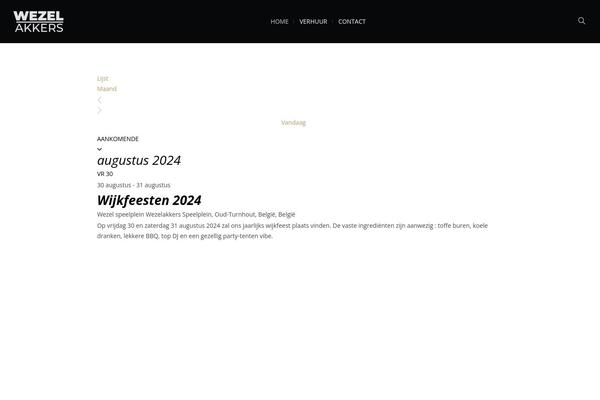 Site using Cmsmasters-events-schedule plugin