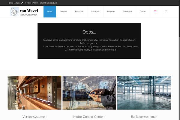 Site using Perfect Easy & Powerful Contact Form plugin