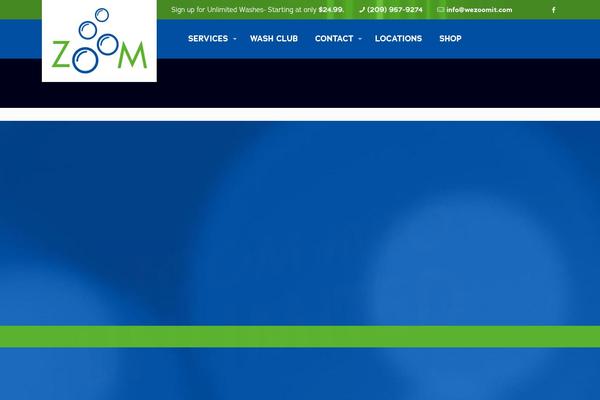 Zoom theme site design template sample