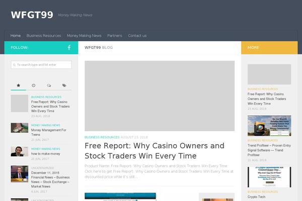 Smart Magazine theme site design template sample