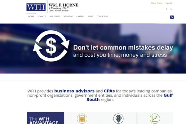 horne theme websites examples