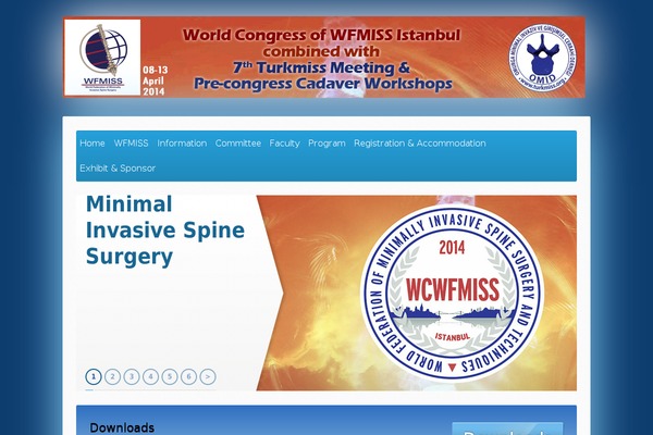wfmisstanbul.org site used Expo18 Responsive Event Conference WordPress Theme