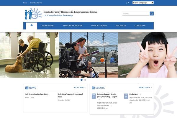 Family theme site design template sample