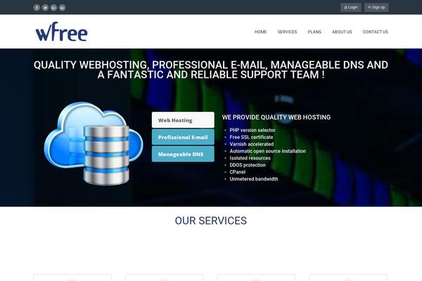 Arkahost theme site design template sample