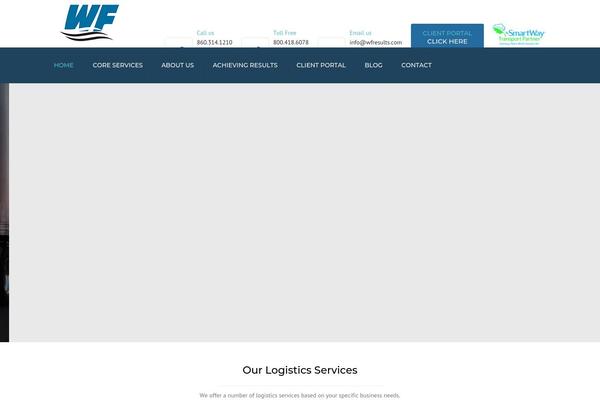 Transport theme site design template sample