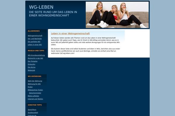 Quadruple Blue theme site design template sample