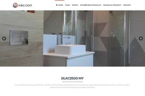 Webuild-child theme site design template sample