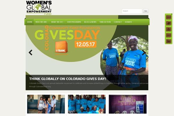 NonProfit theme site design template sample
