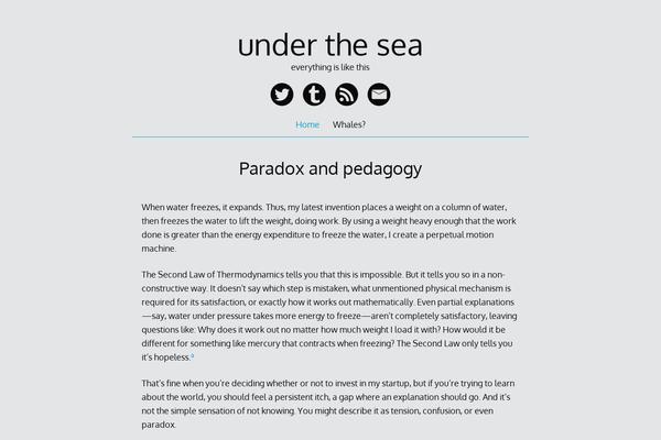 Decode theme site design template sample