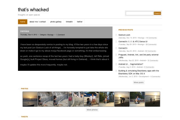 whacked.net site used Miniml
