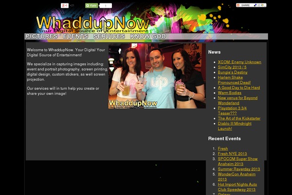 Ali-han-neon theme site design template sample