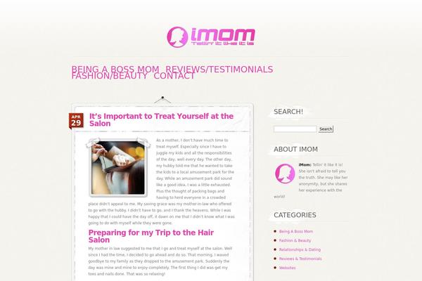 Personalpress theme site design template sample