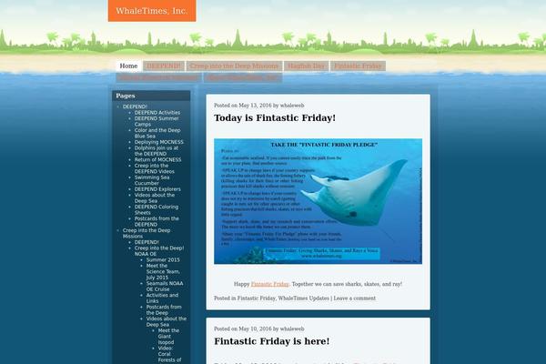 Beach theme site design template sample