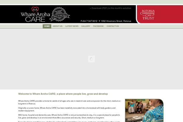 wharearoha.org.nz site used Wac
