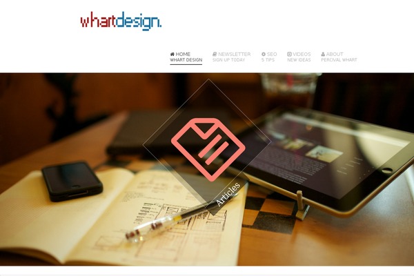 whartdesign.com site used Moustache