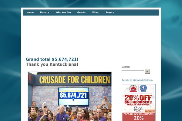 whascrusade.org site used Crusade