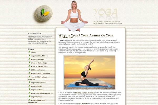 what-is-yoga.com site used Lorem-ipsum