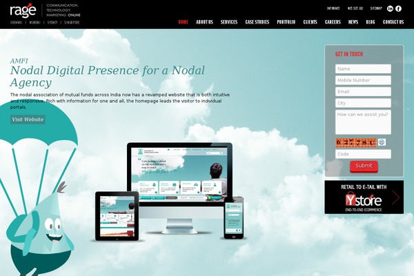 rage theme websites examples