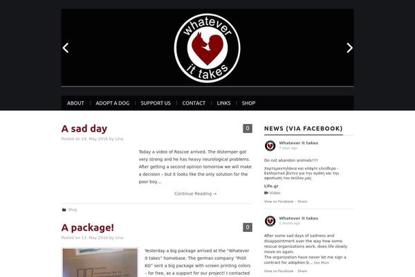 Hiero theme site design template sample