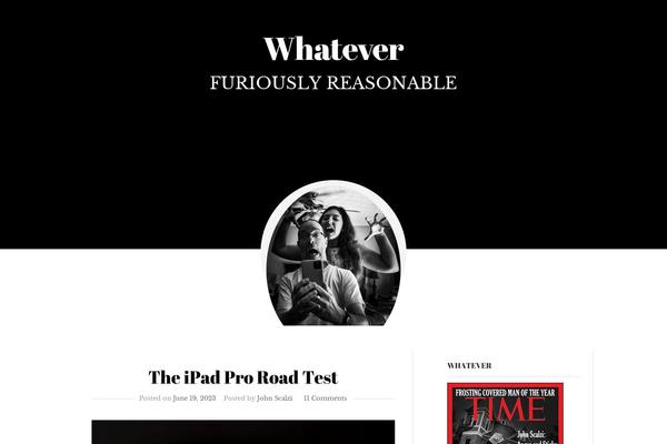 Profile theme site design template sample
