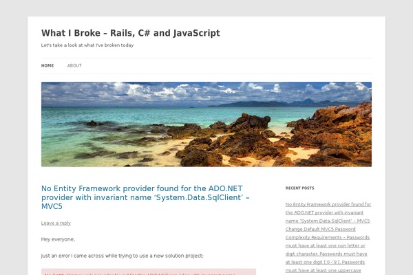 Site using SyntaxHighlighter Evolved plugin