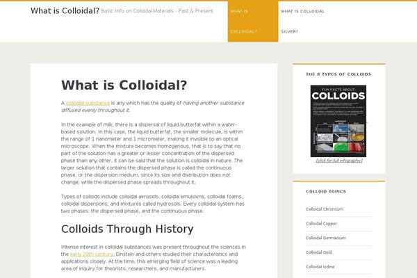 Ignite theme site design template sample
