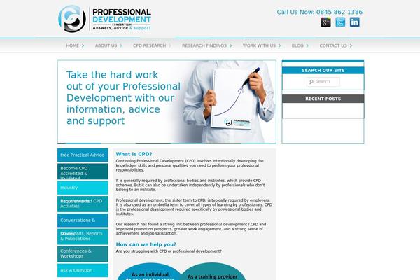 whatiscpd.com site used Cpdtheme