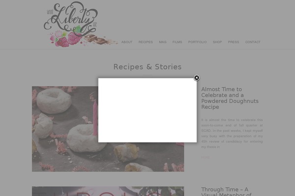 Site using Candy Social Widget plugin