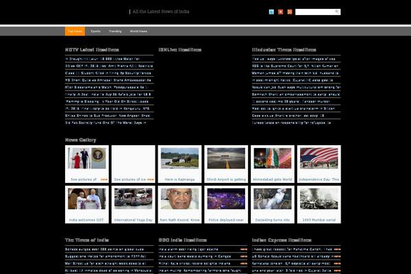 Onenews Premium theme site design template sample