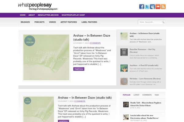 Headlines theme site design template sample