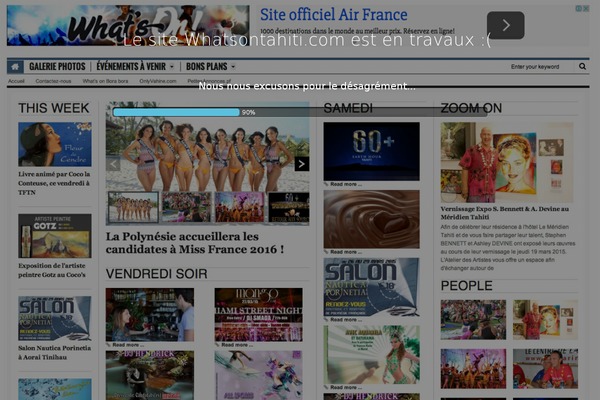 Site using fb widget plugin