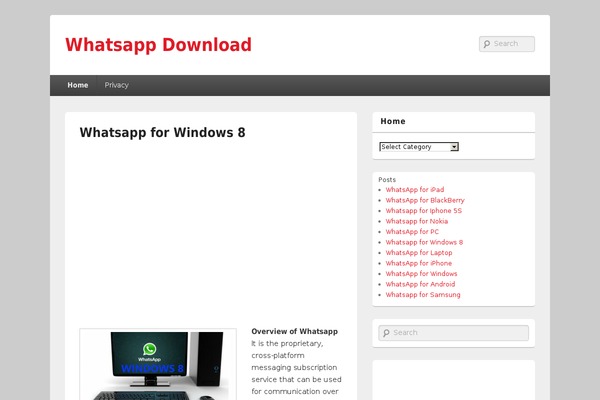 whatsappfor.org site used Catch Box