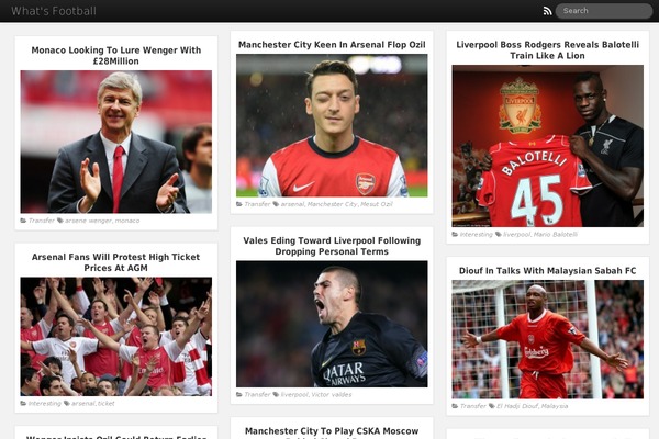 PR News theme site design template sample
