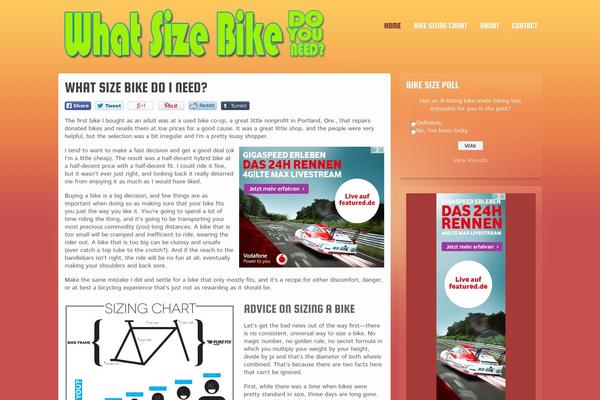 Radiance theme site design template sample