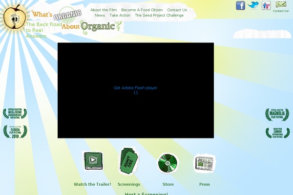 whatsorganicmovie.com site used Twenty Twenty