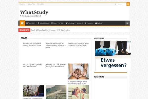 whatstudy.com site used Eduma-child-instructor