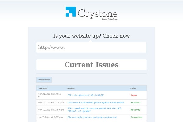 whatsupcrystone.com site used Akd