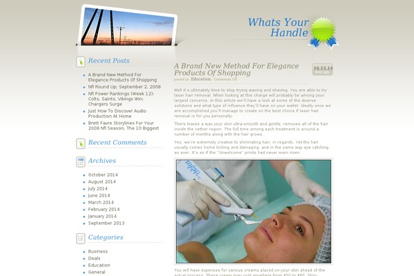 LiteThoughts theme site design template sample