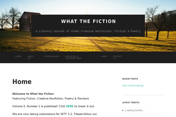 Hemingway theme site design template sample