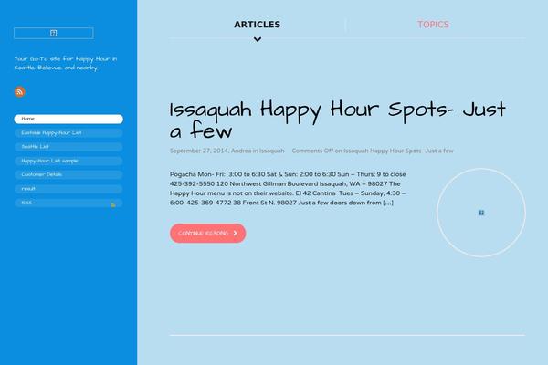 On Topic theme site design template sample