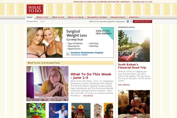 Local News theme site design template sample